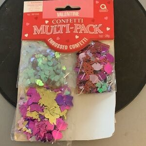 Amscan Valentine Confetti Multi-Pack - Purple, Pink, Red
